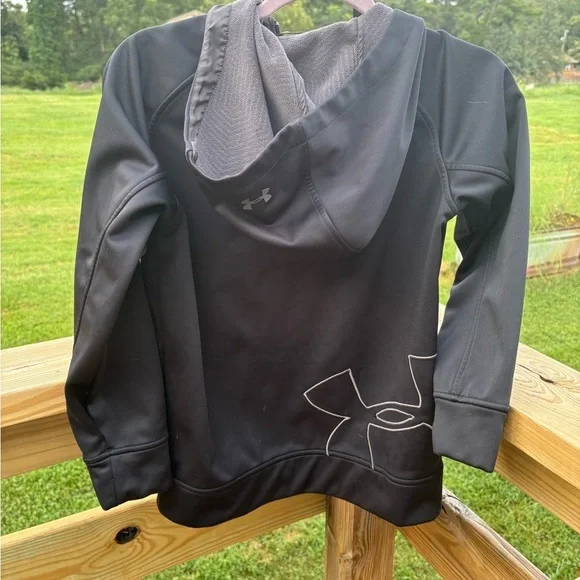 Kids Black Under Armour Storm Jacket - Picture 5 of 5